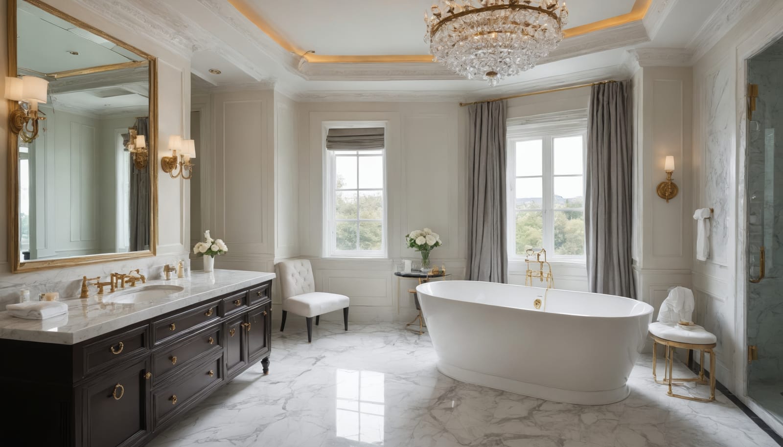 Luxury bathroom renovation in Vancouver
